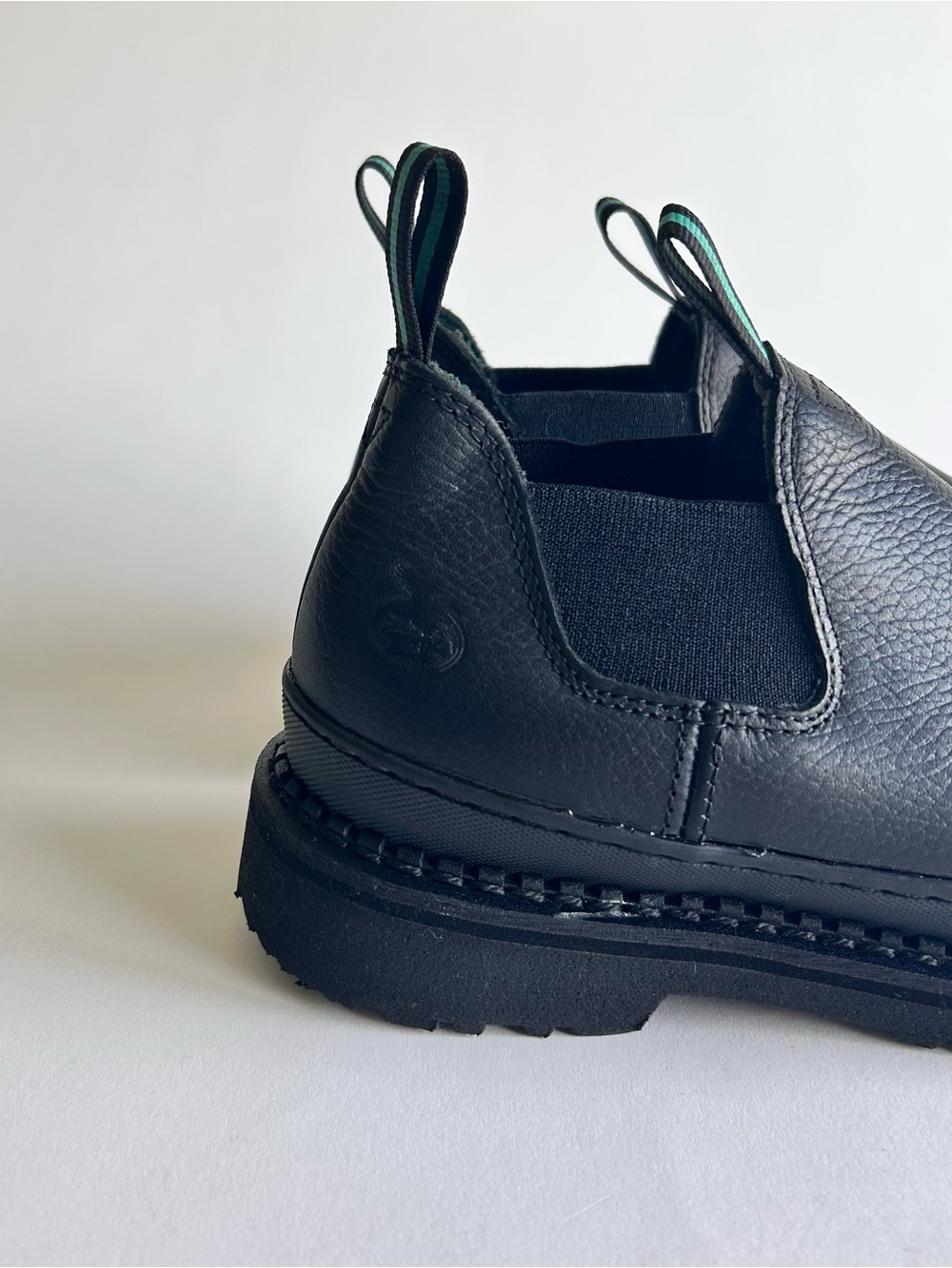 Men’s Georgia Giant Oil&Slip Resistant Black Leather Low Top Boots size 8 - Picture 15 of 15
